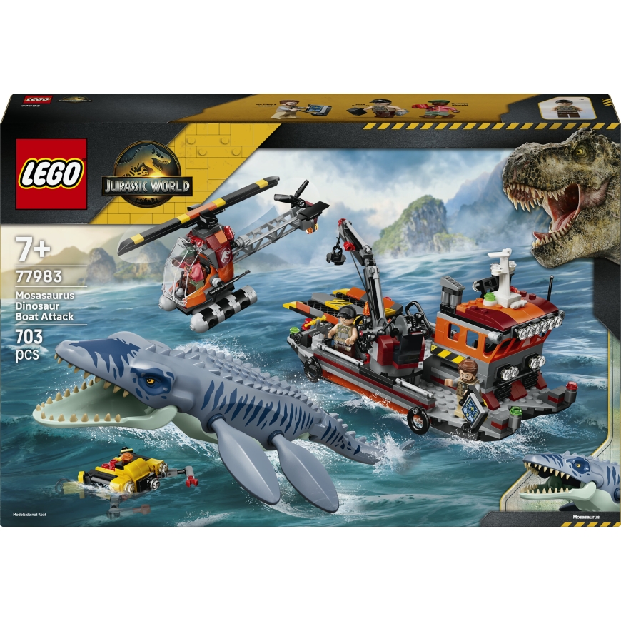 LEGO Jurassic World 77983 Mosasaurus Dinosaur Attacks the Boat