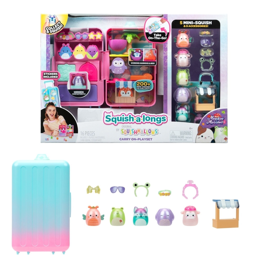 Squish-a-longs by Squishmallows S5 sugary frosted suitcase playset – 2