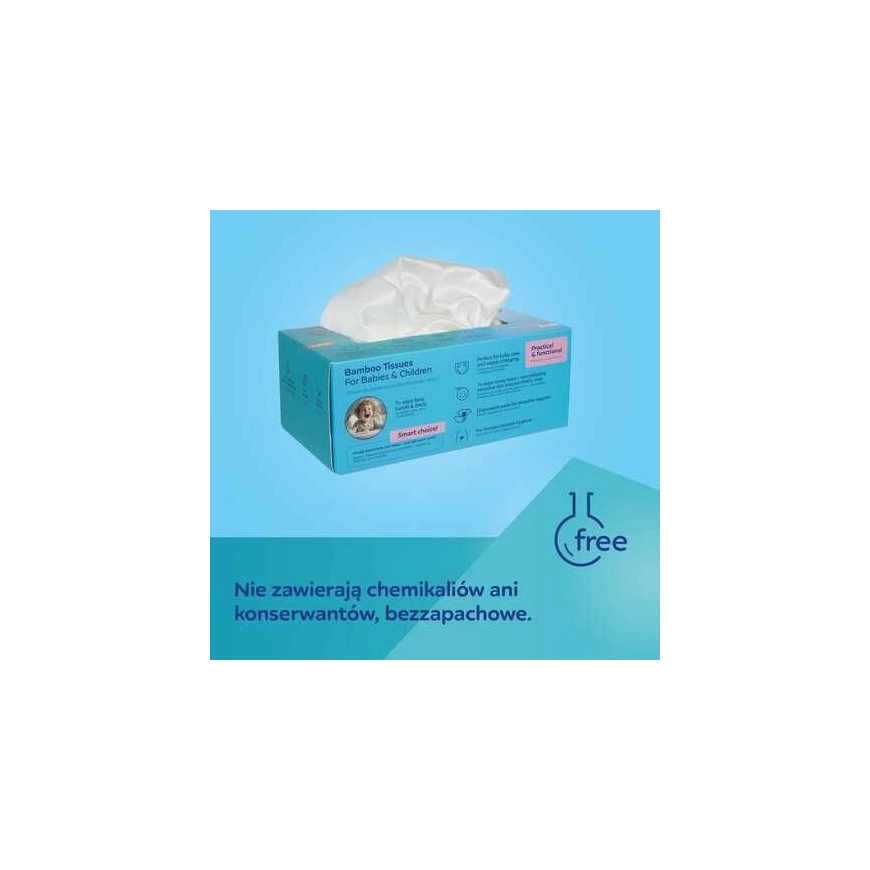 CANPOL BABIES bamboo dry wipes for babies and children, 100 pcs, 1/658 – 3