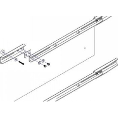 NEWSTAR VESA KONVERSIJAS JOSLAS - VESA 600X450 UZ 800X450 - SUDRABA