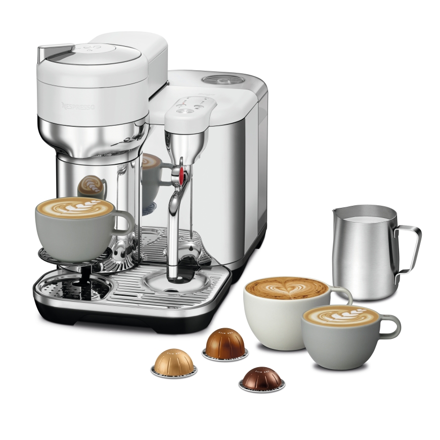 Nespresso Vertuo by Sage kapsulinis aparatas, Jūros druskos balta
