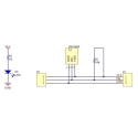 Oem Temperatuuri andur DS18B20+ moodul - sinine Oem Temperatuuri andur DS18B20+ moodul - sinine