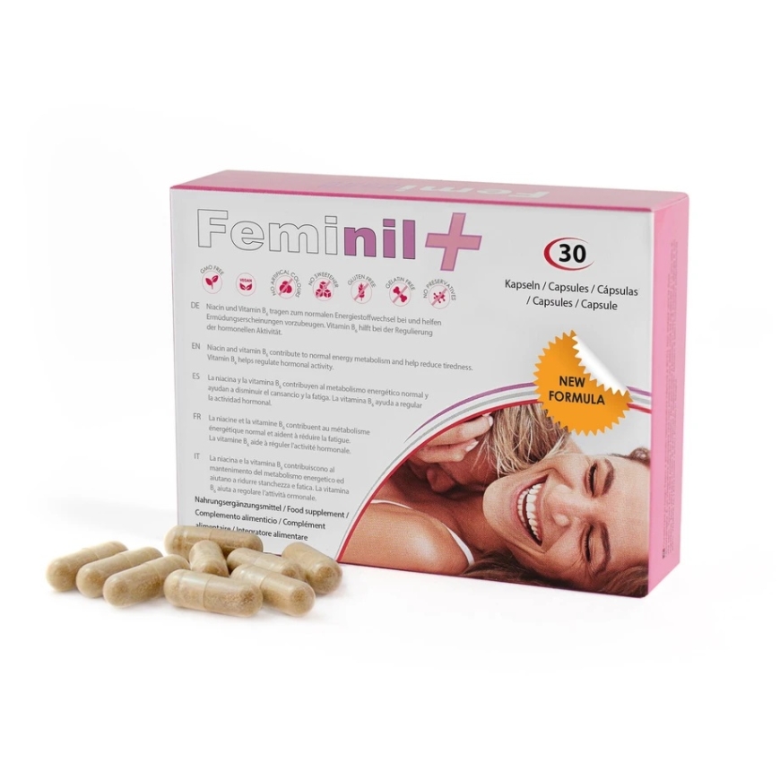 500Cosmetics 500 COSMETICS - FEMINIL+ FEMALE SEXUAL LIBIDO ENHANCEMENT - 30 CAPSULES – 5