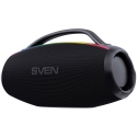 Kantav kõlar SVEN PS-399, must, väljundvõimsus 50+2x25W (RMS), Auracast, veekindel (IPx5), TWS, Bluetooth, USB, liitiumaku Kantav kõlar SVEN PS-399, must, väljundvõimsus 50+2x25W (RMS), Auracast, veekindel (IPx5), TWS, Bluetooth, USB, liitiumaku