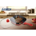Cooking By Heinner GRILL PANN ALU+KAAN 28x4CM, Oranž GRAYS, HEINNER TOIDUPRODUKTI Cooking By Heinner GRILL PANN ALU+KAAN 28x4CM, Oranž GRAYS, HEINNER TOIDUPRODUKTI