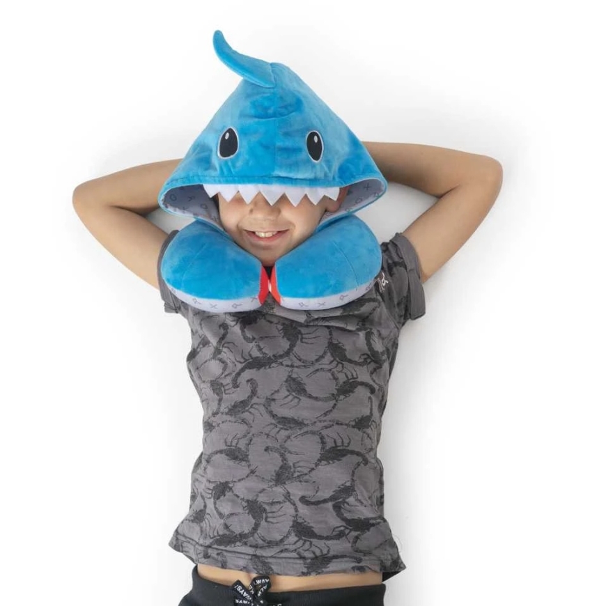 Benbat Travel Pillow with Hood – Shark – 4