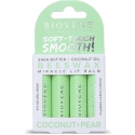 Biovene Soft-Touch Smooth! Mehiläisvaha kookos+ päärynä huulivoide setti, 17 g Biovene Soft-Touch Smooth! Mehiläisvaha kookos+ päärynä huulivoide setti, 17 g