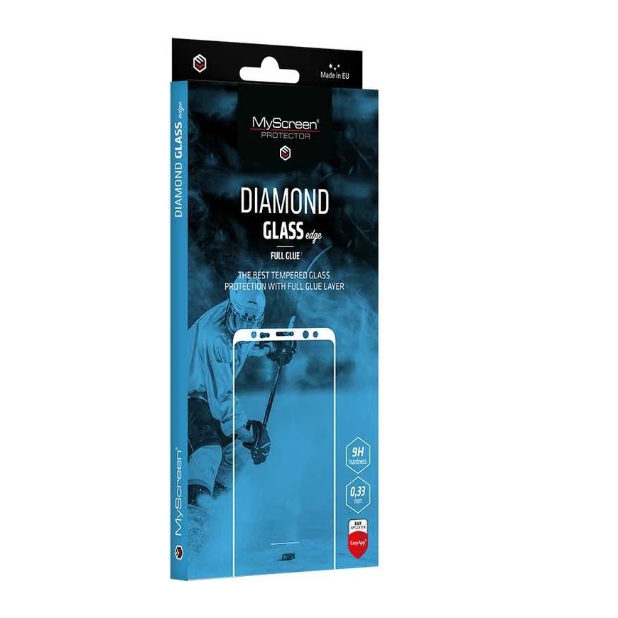 MyScreen Diamond Glass Edge FG aizsargstikls Oppo Reno13 F, melns