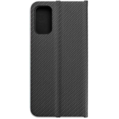 Forcell Oem LUNA Book Carbon kaitsekest Xiaomi Redmi Note 10 5G / Poco M3 Pro / Poco M3 Pro 5G mustas