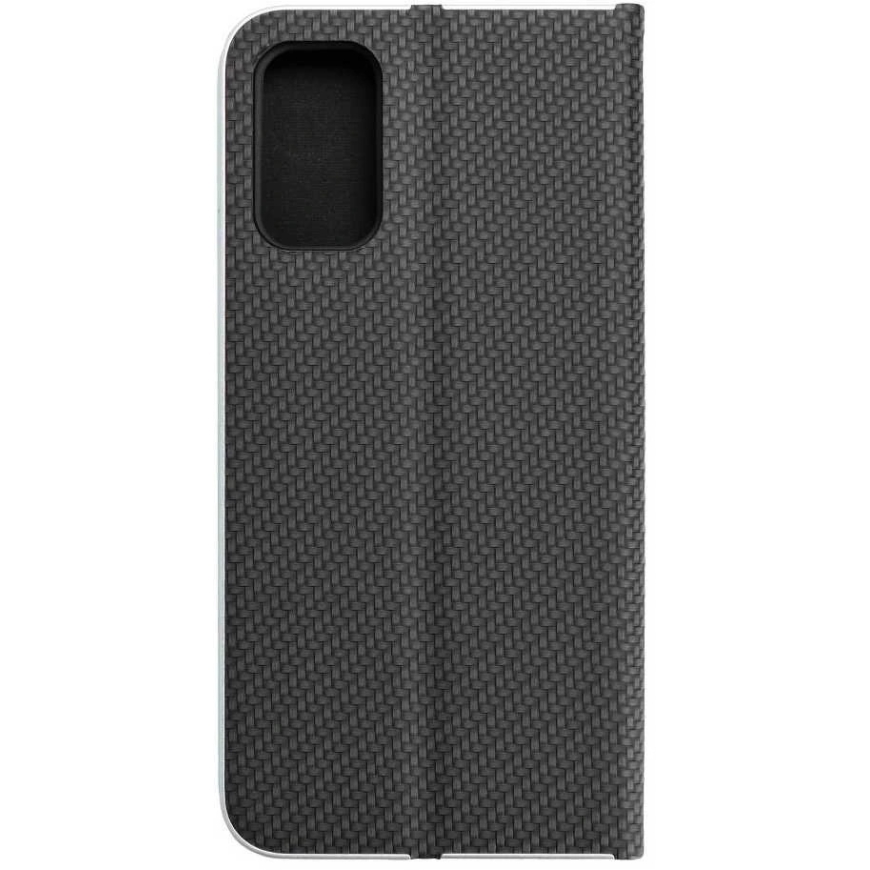 Forcell Oem LUNA Book Carbon kaitsekest Xiaomi Redmi Note 10 5G / Poco M3 Pro / Poco M3 Pro 5G mustas