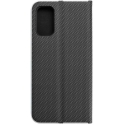 Forcell Oem LUNA Book Carbon vāks Xiaomi Redmi Note 10 5G / Poco M3 Pro / Poco M3 Pro 5G melns