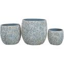Home4You Lillepott "SUNNY DAISY", D44,5 x H41 cm, valge/halli Home4You Lillepott "SUNNY DAISY", D44,5 x H41 cm, valge/halli