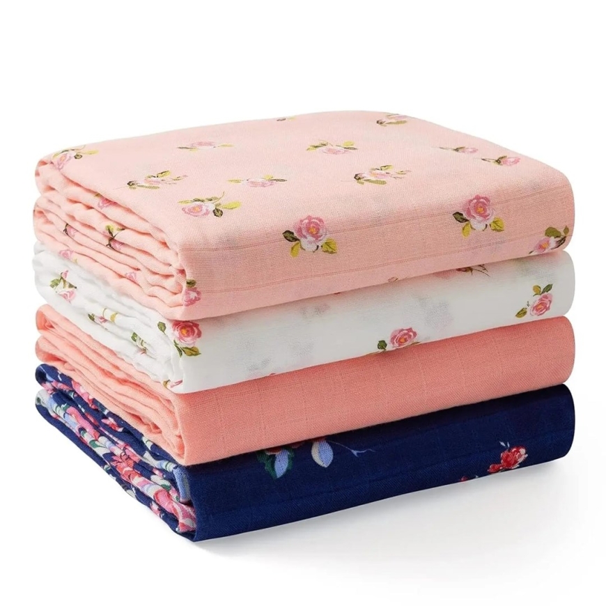 Momcozy SJ003 Муслиновые пеленки 4 шт 47 × 47 дюймов
