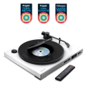 Mixx Analog Plus 2-in-1 vinyyli- ja CD-soitin, valkoinen Mixx Analog Plus 2-in-1 vinyyli- ja CD-soitin, valkoinen