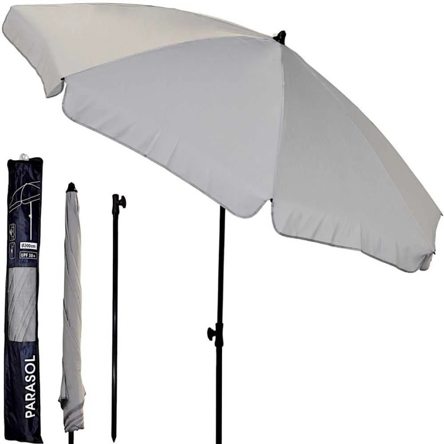 ProGarden Sodo umbrella 185 cm gray