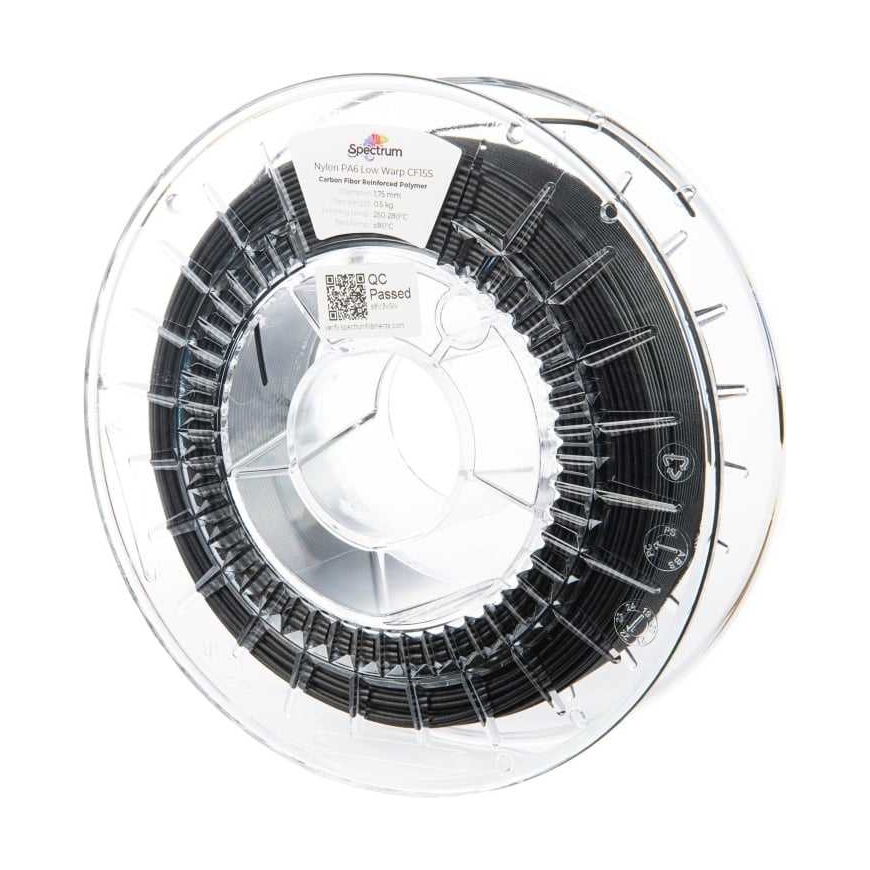 Spectrum PA6 Low Warp CF15S 1.75 mm 1kg Black – 2