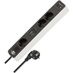 Brennenstuhl Ecolor Extension Lead 3-way 1.5m