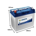 Varta Akumulators 45 Ah 330 A EN 12V