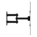 Maclean TV Mount / Bracket, max VESA 400x400, 32-55", up to 25 kg, black, tilt adjustment 0°–15° and swivel adjustment +90°–90°,