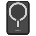 Savio POWERBANK BA-12 10000 мАч, черный, магнитный Savio POWERBANK BA-12 10000 мАч, черный, магнитный