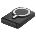 Savio POWERBANK BA-12 10000 mAh, musta, magneettinen