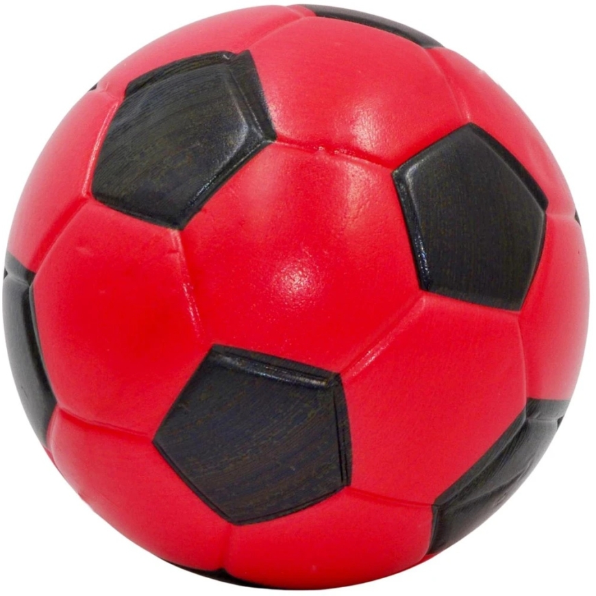 Enero Pehme PU pall 15 cm punane must – 2