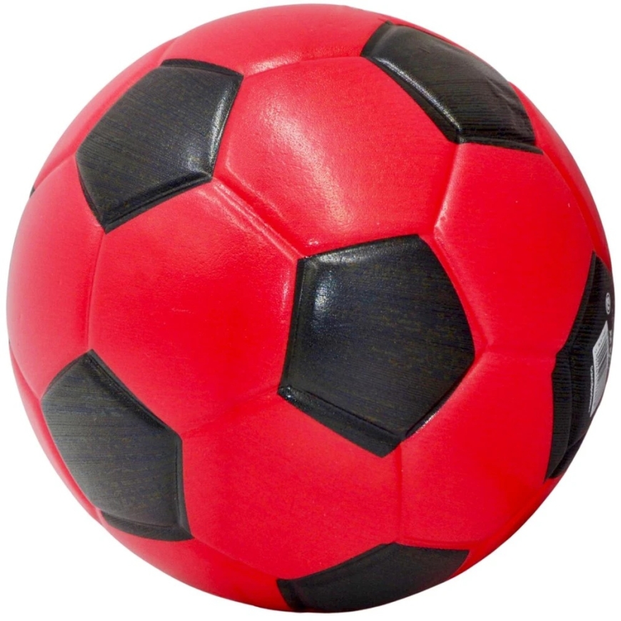 Enero Minkštas PU kamuolys 15 cm raudonai juodas – 3