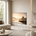Maclean TV Stand / Cart, on wheels, 37–80", max. load 50 kg, max. VESA 600x400, white, MC-180 W Maclean TV Stand / Cart, on wheels, 37–80", max. load 50 kg, max. VESA 600x400, white, MC-180 W