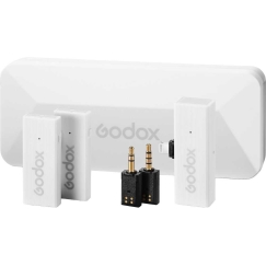 Audio varustus - Godox MoveLink Mini LT Kit 2 traadita süsteem, 328 jalga vahemik, Valge