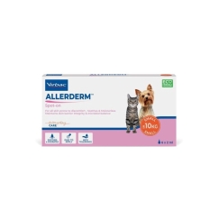 VIRBAC Allerderm Spot On - produktas šunims ir katėms - 6x2ml