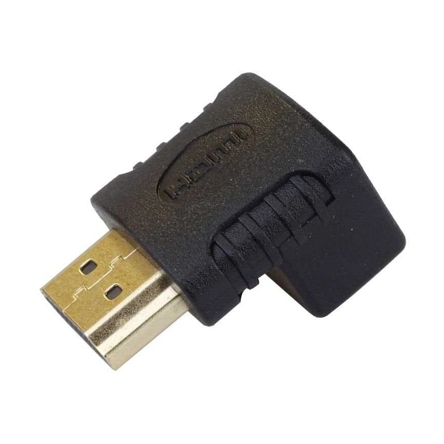 "PremiumCord" HDMI M/F-sovitin, 90° kulma, taaksepäin – 2