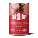CARNILOVE Dog Turkey & Reindeer & Wild Boar - wet dog food - 400g CARNILOVE Dog Turkey & Reindeer & Wild Boar - wet dog food - 400g