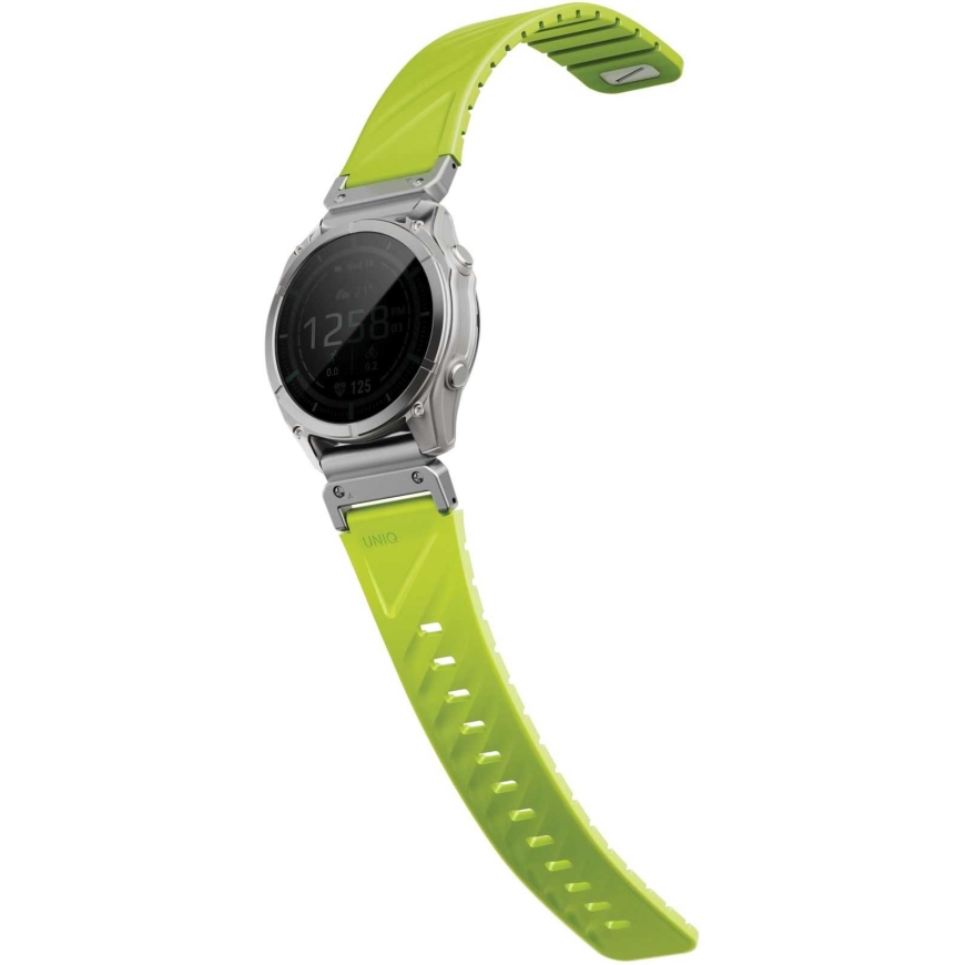 UNIQ Fluo Smart-Fit ремешок Garmin (22 мм) Лайм – 2