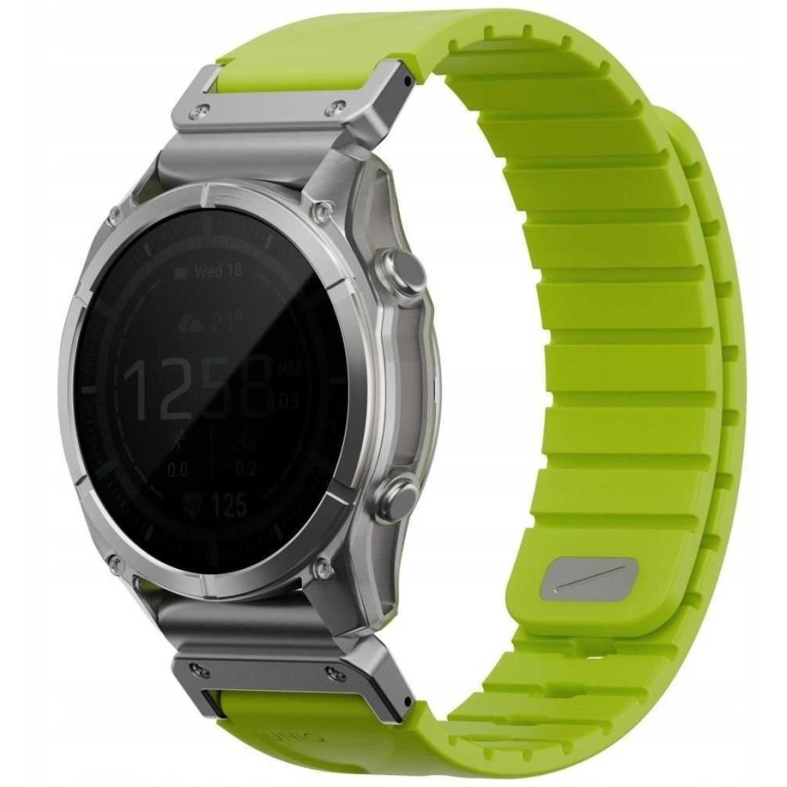 UNIQ Fluo Smart-Fit rihm Garmin (22 mm) Limo – 3