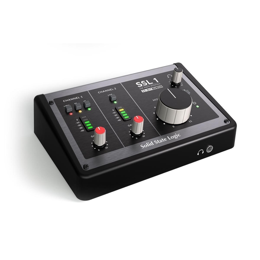 Solid State Logic SSL 1 - USB-C audio interfeiss ar 2 ieejām un 2 izejām – 4