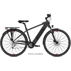 Tabou Kinetic UP ECO Electric Bike anthracite-red-18" (Size: 18")