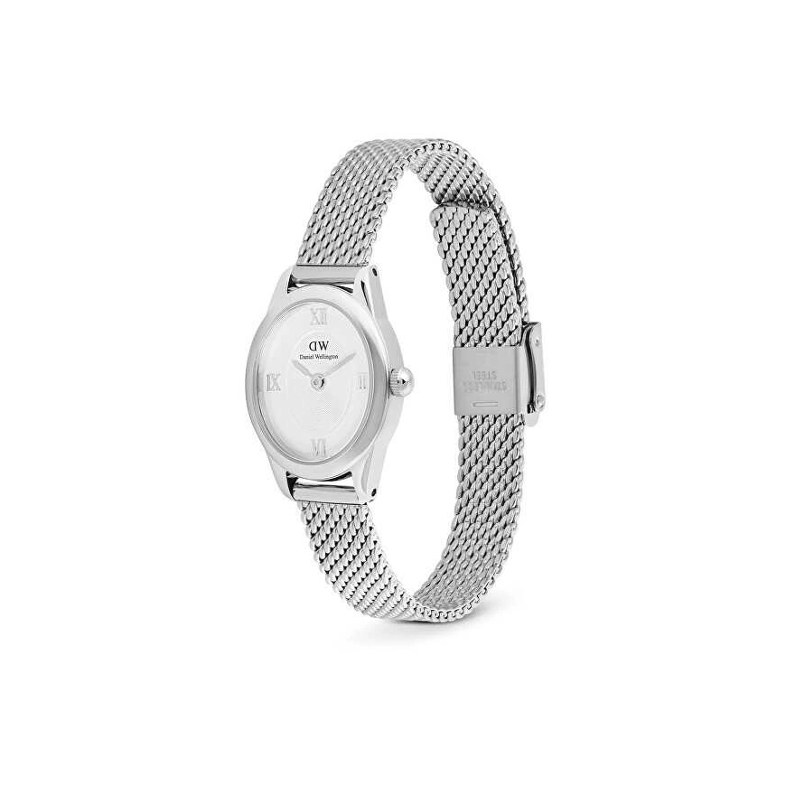 Daniel Wellington Ophelia Mini Mesh Kell Valge Hõbedane DW00100938 – 2