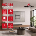 Maclean TV -kiinnike, maksimi VESA 200x200, 13-43 tuumaa, enintään 45 kg, musta, kallistus säätö 0°–8°, MC-186 Maclean TV -kiinnike, maksimi VESA 200x200, 13-43 tuumaa, enintään 45 kg, musta, kallistus säätö 0°–8°, MC-186