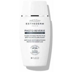 „Institut Esthederm Photo Reverse“ skaistinamasis skystis nuo paakių, SPF50+, 40 ml