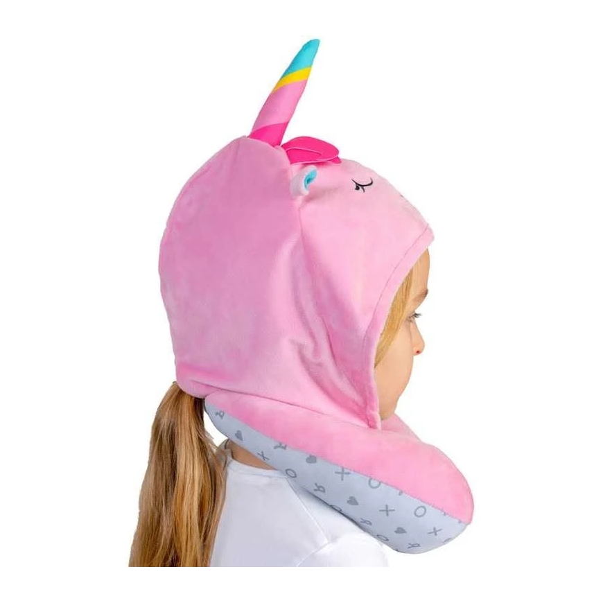 Benbat Travel Pillow with Hood - Unicorn – 3