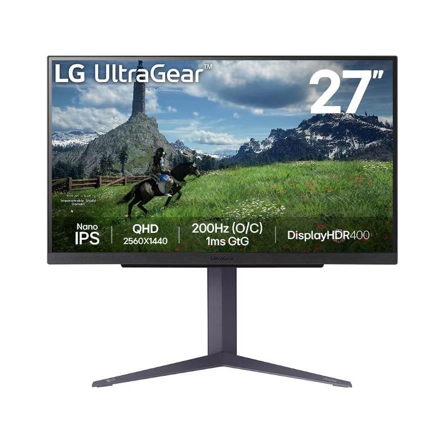 LCD Monitor||27"|IPS paneel|2560x1440|16:9|180Hz|1 ms|Pööratav|Reguleeritav kõrgus|Kaldus|Värv Must|27GS85Q-B