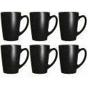 Complete set of 6 New Morning Black mugs 320 ml LUMINARC Complete set of 6 New Morning Black mugs 320 ml LUMINARC