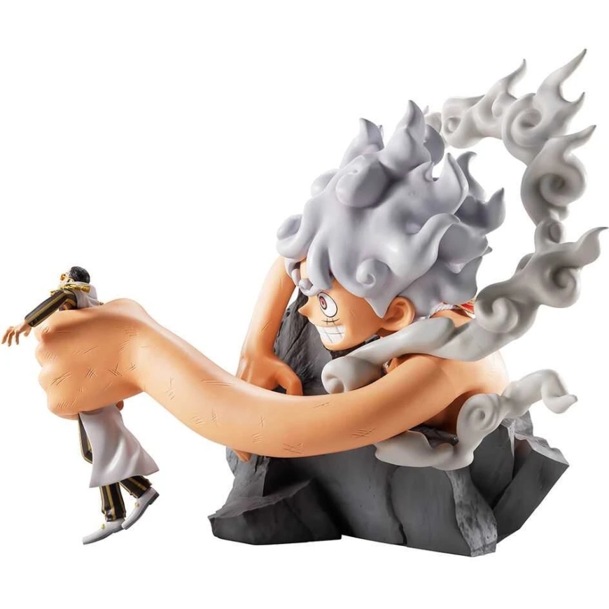 Фигура Banpresto One Piece Monkey D Luffy Gear 5 против Бorsalino Всплеск Энергии Ichibansho 22 см – 4