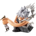 Banpresto One Piece Monkey D Luffy Gear 5 pret Borsalino Enerģijas Izsistē Ichibansho figūra 22 cm