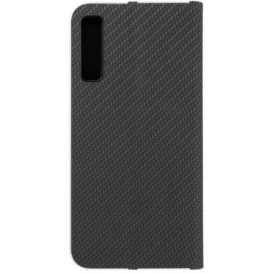 OEM LUNA Book Carbon ümbris Samsung Galaxy A7 2018 must