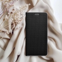 OEM LUNA Book Carbon ümbris Samsung Galaxy A7 2018 must