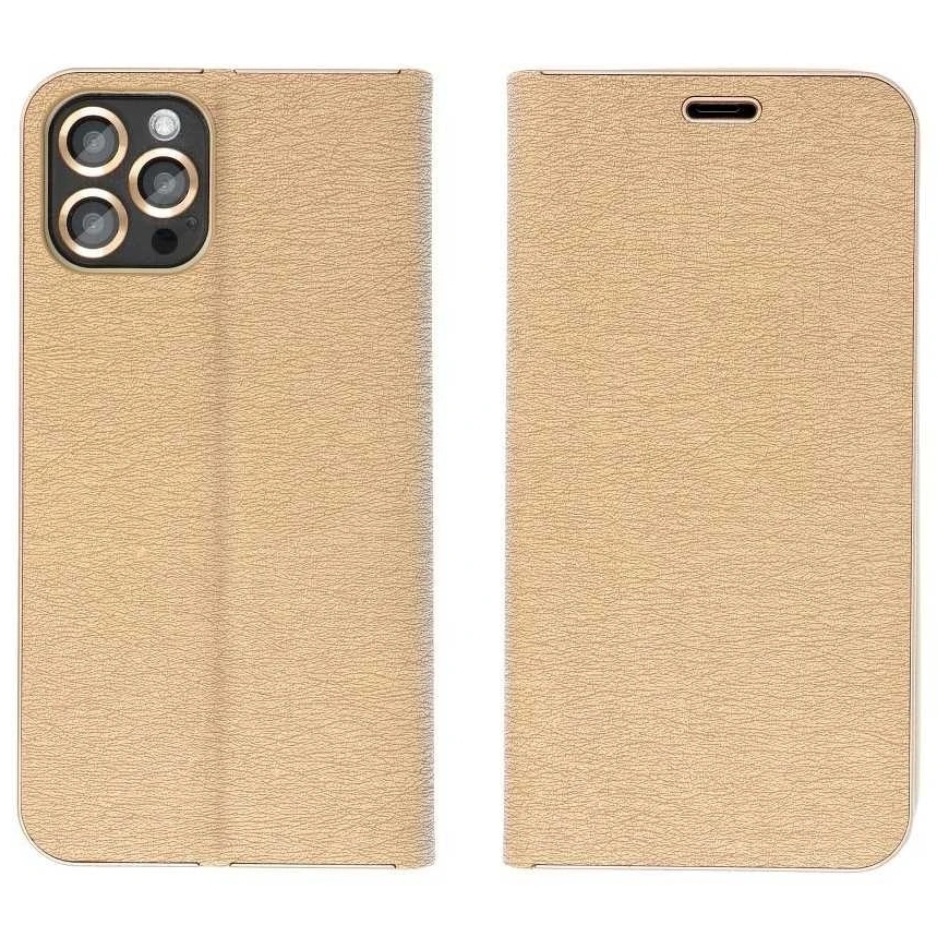 OEM LUNA Book Gold kest Samsung Galaxy S21 FE kuldne värv – 4