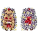 Beldizart ristpistesuvi komplekt "Uue Aasta Siil" 12x8 cm SR-1173