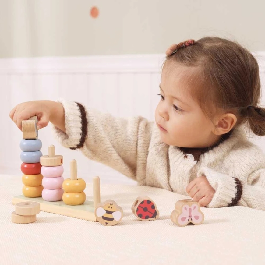 Viga Toys Wooden Puzzle VIGA Spring Learning to Count – 3