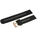 Pacific Guminis Kellarihm U27 - Must/Roosa Kuld - 22mm Pacific Guminis Kellarihm U27 - Must/Roosa Kuld - 22mm